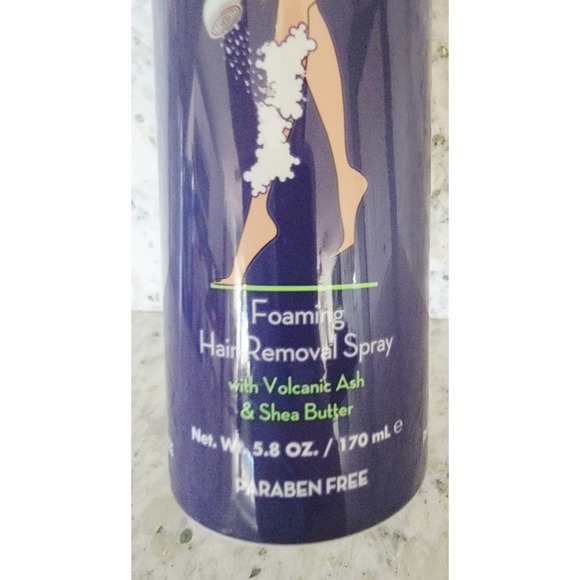 Completely Bare Easy Off Foaming Hair Removal Spray Volcanic Ash Shea Butter NEW - Picture 2 of 6